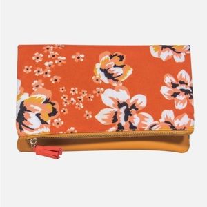 Orange/Mustard Reversible Clutch